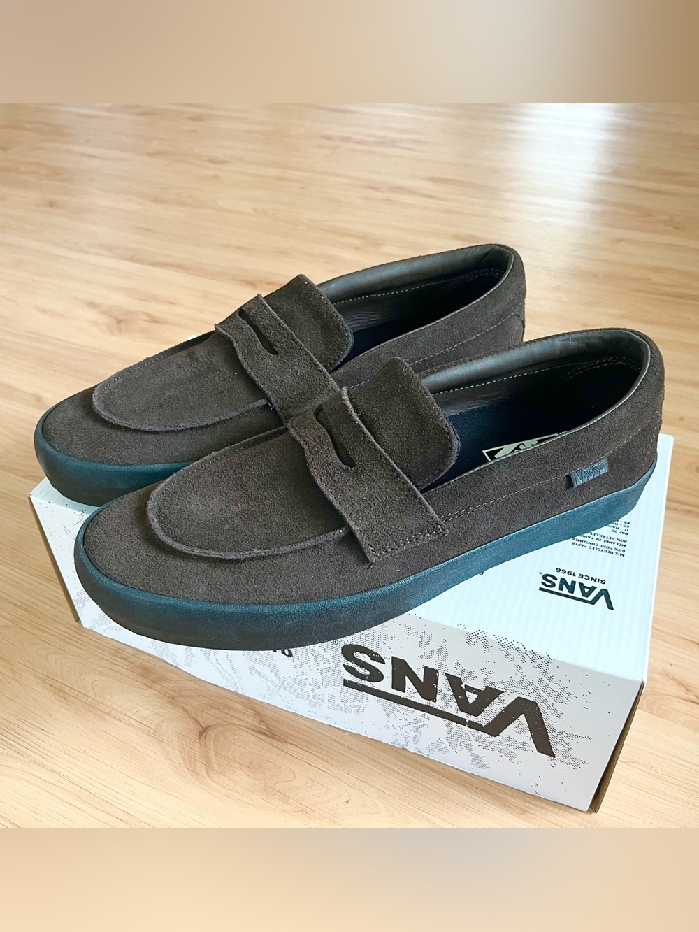 Vans Skate Loafer Tassel Brown Shoe Men 10.5 US